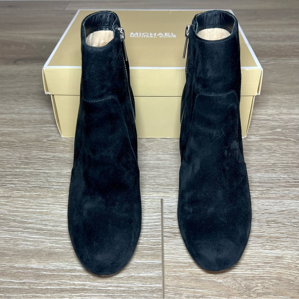 Michael Kors Sabrina Bootie Black Suede Women's Size 8M - Picture 3 of 10